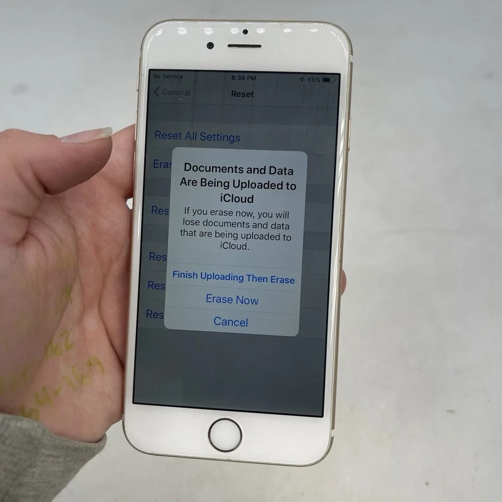 Broken Apple iPhone 6s 16GB Silver A1549 In Box Parts Only